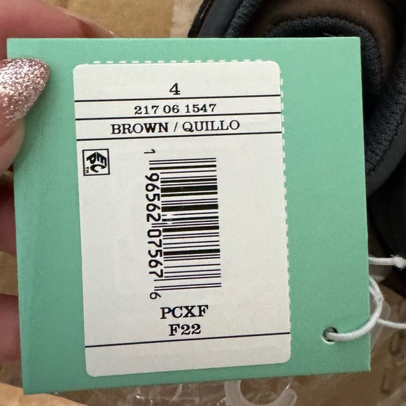 🎲 Surprize by Stride Rite Baby Quillo Boots Brown Navy Blue Sz 4M machine wash - Picture 5 of 9